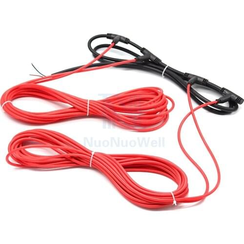 Electric Floor Carbon Fiber Heating Cable Agricultural Seedling Cultivation Hotline Greenhouse Temperate Controller Heating Wire