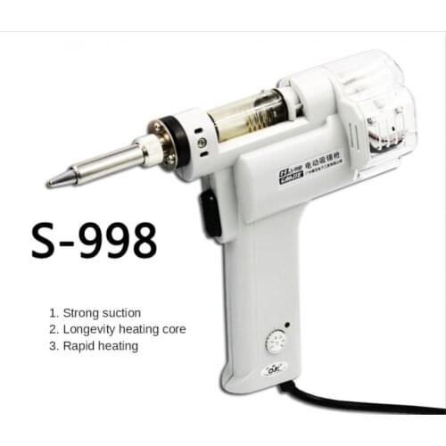 S998P Electric Suction Gun Suction Tin and Base Power Tool 100W Ac 200V~ 240V 50Hz