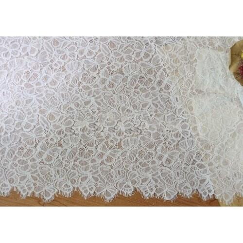 GLace 3M/Lot Beautiful Romantic Pansy Eyelashes Lace Fabric Clothing Skirt Fabric Lace DIY Craft Accessories TX599