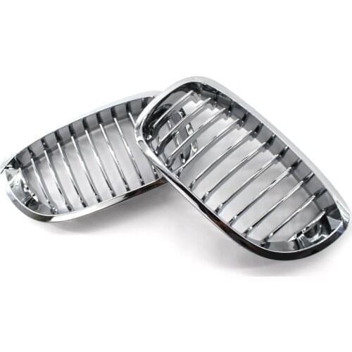 Chrome Hood Grille Fit For BMW E46 Facelift Coupe Cabriolet 02-05 2D