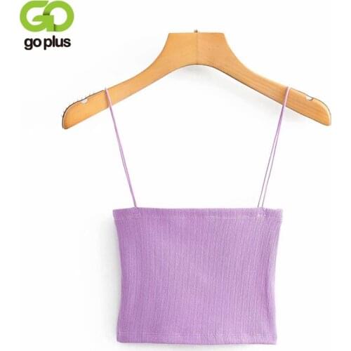 GOPLUS Summer Crop Top Short Sexy Slim Tops Women Tops Women High Streetwear 2021 Ropa De Mujer Haut Femme