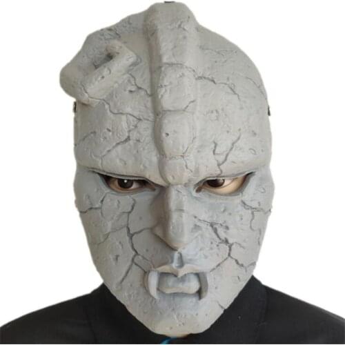 Anime Jojo Bizarre Adventure Stone Ghost Mask Full Face Gargoyle Cosplay Masks Halloween Masquerade Party Prop Collection U0721