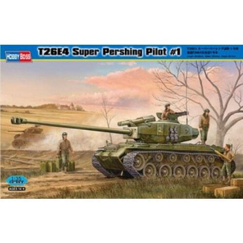 HobbyBoss Model 82426 1/35 T26E4 Super Pershing Pilot #1 plastic Hobbyboss model trumpeter model kit