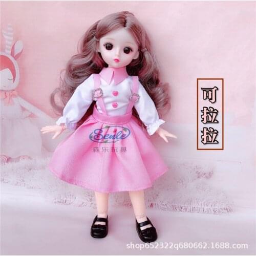 Fashion 30cm BJD Doll Lovely Doll With Clothes And Shoes Makeup Handmade Beauty Toy Gifts For Girls