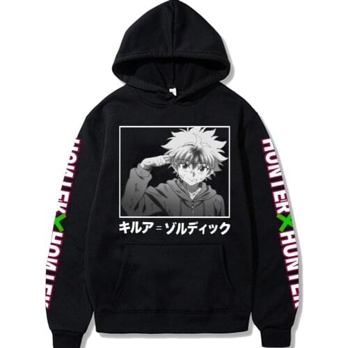 Hunter X Hunter Mens & Womens Design Hoodie Killua Cosplay Sweatshirt New Anime Pullver Fashion Killua Zoldyck Tops