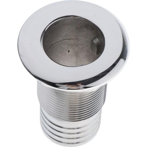 Stainless Boat Thru Hull Fitting Drain Joint Heavy Duty For Boat Yacht 1/4"