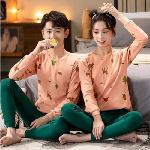 New Teen Pajamas Winter Long Sleeves Nightwear Childrens Clothing Boys Sleepwear Cotton Pyjamas Sets For Kids 12 14 16 18 Years