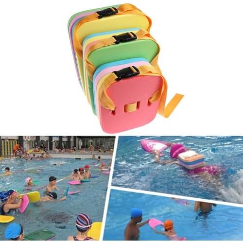 Kids Swimming Back Floating Belt Kickboard Summer Water Trainning Learn Swimming EVA Foam Floating Plate For Children Adult