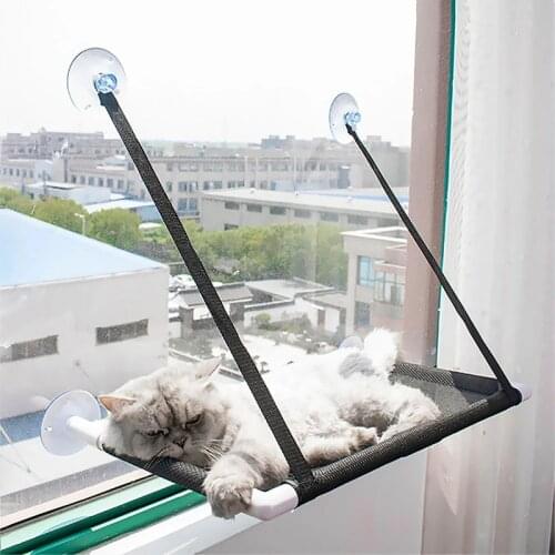 Up 10kg Cat Hanging Bed Sunny Window Hammock Seat Mount Pet Comfortable Hammocks Cat Sleeping Hanging Shelf Seats