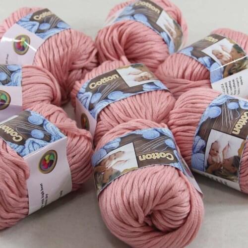 Sale 8Ball x 50g Super Soft Pure Cotton Chunky Shawl Hand Knitting Yarn Scarves Shawls 42228 Cream