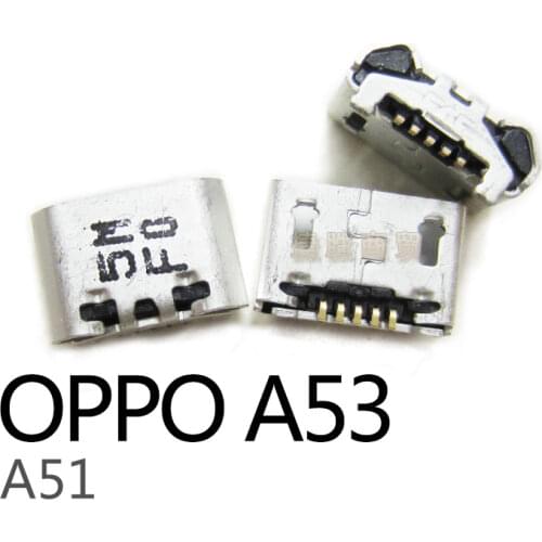 100pcs Micro USB Jack Connector charging port For OPPO A31 A31T ect