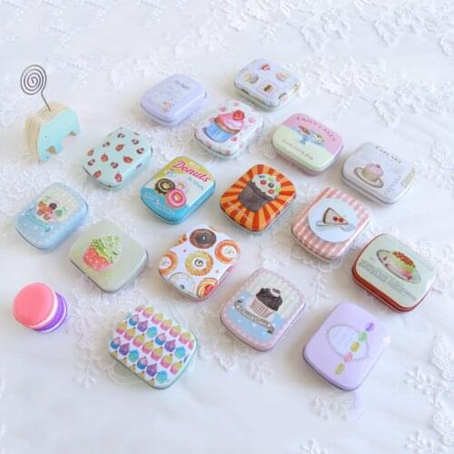Random Color 1PCS Colorful Pill Case Boxes mini tin Case Sealed jar boxes cans
