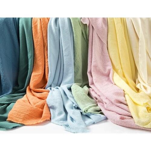 Crepe Chiffon Summer Dress Solid Color Trousers Chiffon Fabric Dress Fabric Dress Material