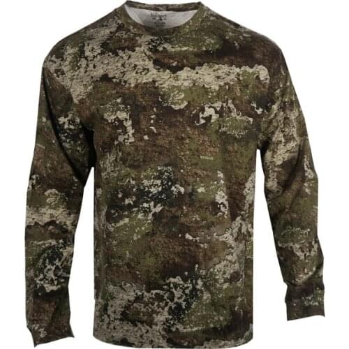 Discount! Mens Hunting Shirt Camouflage T Shirt Sports Hiking Outdoor Man Shirt Quick Dry Moisture Wicking USA Size L-4XL