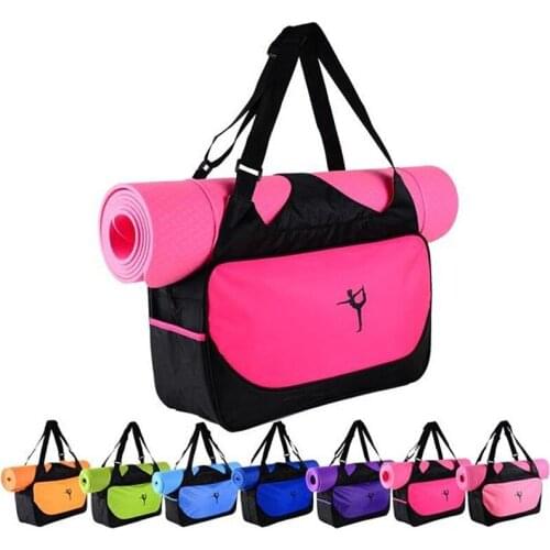 Yoga Bag Yoga Backpack Shoulder Gym Mat Sport Bag Yoga Pilates Mat Case Bag Carriers Waterproof Yoga Accessories LM