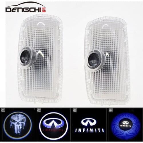 Projecteur LED pour Porte de Voiture, 2 pièces/lot, lumière Ombre pour Infiniti fx35 fx37 f50 g35 g37 qx56 qx60 q50 q35