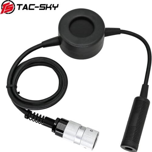 TAC-SKY Tactical PTT Adapter 6-pin TCI PTT is Suitable for AN/PRC 148 152 152A Dummy Case Walkie-Talkie Model