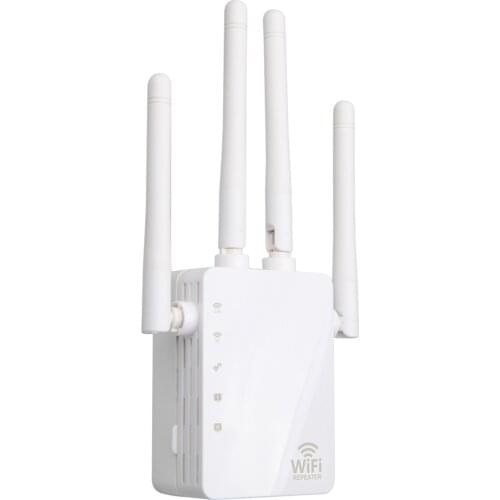 WiFi Booster 1200Mbps Dual Band 2.4GHz 5GHz WiFi Internet Signal Amplifier Wireless Repeater for Router with Four Antennas