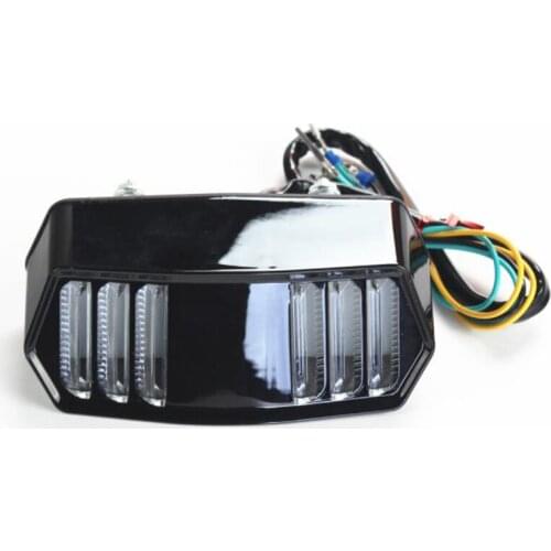 Motorcycle Rear LED Turn Signal Tail Light Brake Stop Running Indicator Integrated for Honda MSX 125 SF CBR650F CTX700