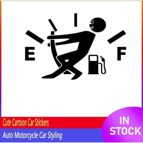 1 Pcs Funny Car Sticker Pull Fuel Tank Cover Pointer Full Hella Flush Reflective Car Vinyl Decal Sticker Car Exterior Wholesale