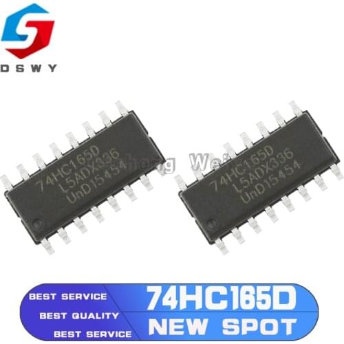 10PCS 74HC165D SOP16 74HC165 SOP SN74HC165DR SOP-16 SN74HC165 SMD new and original IC