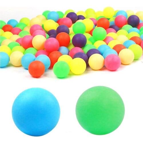 100Pcs Colored Ping Pong Balls 40mm Entertainment Table Tennis Balls Colors for Game and Activity Color kids sports lover gift