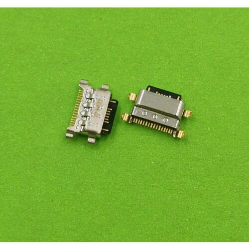 50pcs USB Charging Jack Connector For Xiaomi CC9E A3 Redmi K40 Pro K30i k30 10X Pro Pocophone X2 POCO X3 NFC Global Charger Port