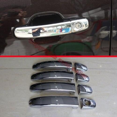 ABS Chrome Car Decoration Door Handle Cover Trim Molding For Ford Ranger 2016 2017