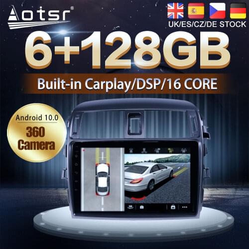Android 10 For Toyota Corolla 10 E140 E150 2004-2012 Car DVD GPS Navigation Auto Radio Stereo Multimedia Player HeadUnit No 2DIN