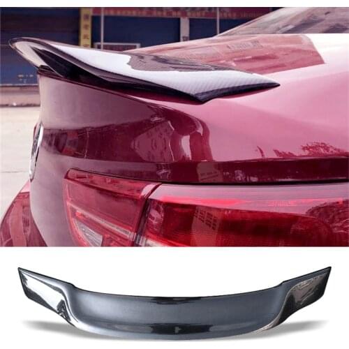 Car Trunk Spoiler Carbon Fiber FRP Auto Rear Trunk Wing R For Buick Verano GT 2015 - 2018 Style Refit Accessories Spoiler