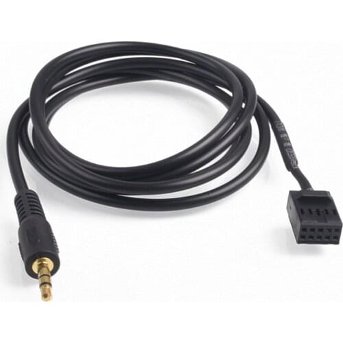 Car AUX In Input Cable CD Changer Cable Adapter 3.5mm Male Jack For BMW E46 aux car-styling accessories