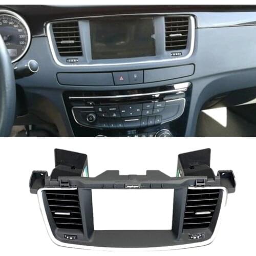 Car Dashboard Air Outlet Center Console Air-Conditioning Outlet for Peugeot 508