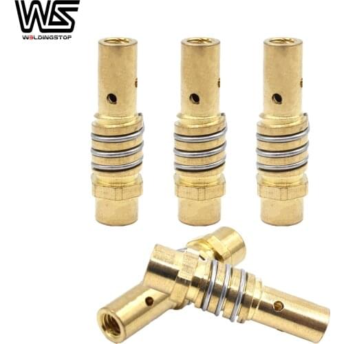 15AK MB15 Gas Nozzle Holder with Nozzle Spring for MIG MAG Welding Torch Contact Tip Holder of Welding Gun PK/5