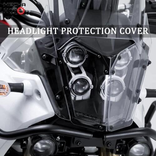 Headlight Guard Lens Cover For yamaha tenere 700 TENERE 700 T 700 T7 19- motorcycle Acrylic Protection Clear Front Lamp Cover