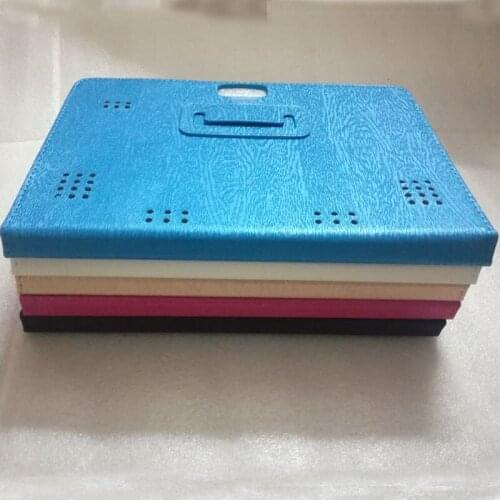 Myslc PU Leather Cover for For OVERMAX Qualcore 1027 3G 4G 10.1 inch Tablet Folio Stand Case