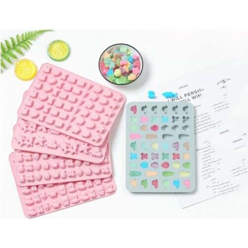 Drop Glue Mold High Temperature Resistant Fruit Animal Chocolate Soft Candy Jelly Silicone Mold