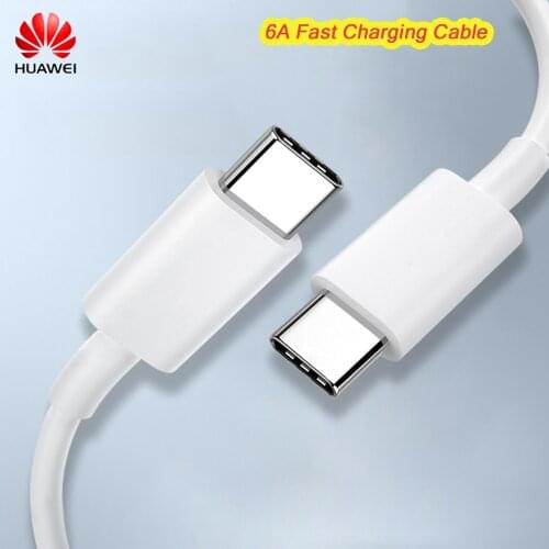 USB C To Type C Cable Huawei 65W 100CM Super Charging Data Transmission Cord For Huawei P40 Pro+ MateBook 13 14 X 15 MagicBook