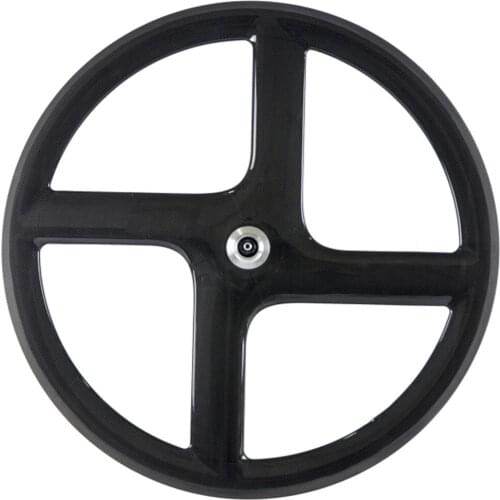 Carbon wheels 4 Spokes wheel clincher road bike carbon wheels four Spoke bicycle wheel for track bike fixedgear carbon rim