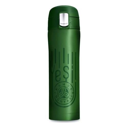 Coffee World Green Thermos-Theme