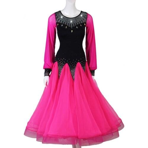 Ballroom Dance Costumes Female Elegant Modern Standard Dance Big Swing Clothing Waltz Competition Performance Dresses DQL2761