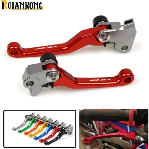 LOGO CRF230F Motorbike Dirt bike Pivot brake clutch lever For HONDA CRF230F 2003-2009 CRF 230F CR F230F C RF230F CRF230 F