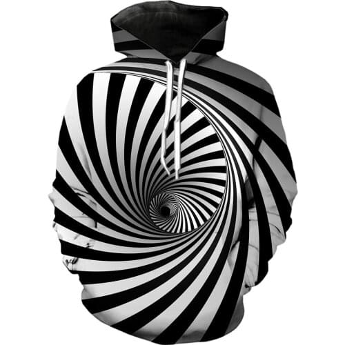 2020 Men Clothes Autumn Outfits Casual Abstract Hole t Shirt 3d Print Sweatshirts Cool Streetwear Hip Hop Eddy Tee