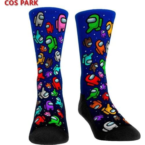 Anime Socks Custom Cartoon Pattern Men Winter Adult Long Cotton Keep Warm Sock Cosplay Figure Toy Christmas Gifts