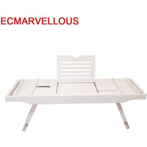 Shelf De Bain for a Holder Book Bathroom Mensola Porta Libri Bath Tub Accessories Plateau Tablette Baignoire Bathtub Tray