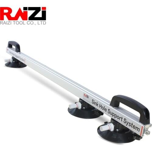 Raizi 2pcs Sink Hole Saver with Manual Suction Cup 1.3m-1.9m Granite Marble Stone Countertop Installation Protection Tool