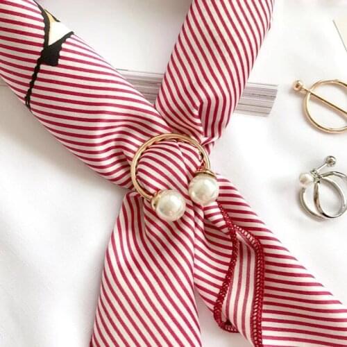 A Scarf Clasp Choice Many Styles Scarf Helper Fashion Scarves Buckle Scarf Ring 1PCS