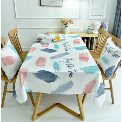 Fruit printing tablecloth rectangular wedding banquet hotel tablecloth waterproof cover cloth coffee restaurant decoration