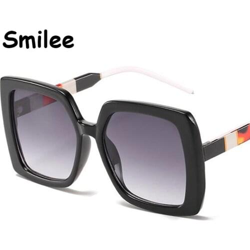 New Designer Sunglasses Women 2020 High Quality Retro Sun Glasses Big Frame Women Square Glasses Women Men Luxury UV400 Oculos