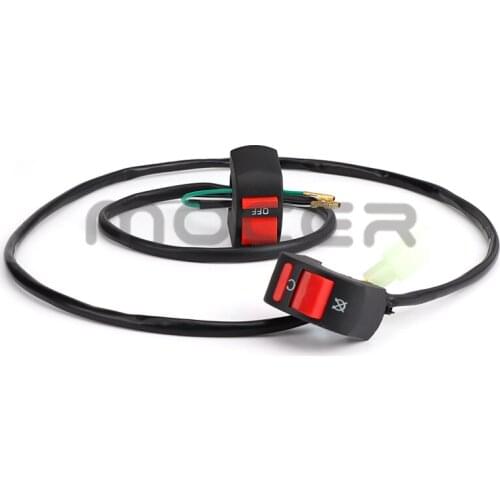 Universal Motorcycle Handlebar Flashing Switch Moto Light Switch ON OFF Button ATV Bike DC12V/10A Both interfaces ways