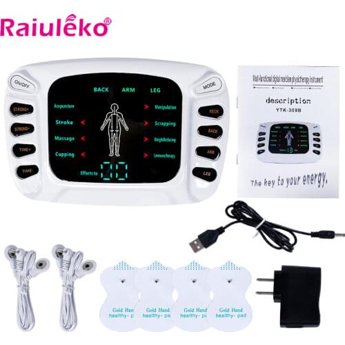 Full Body Tens Acupuncture Electric Therapy Massager Meridian Physiotherapy Massager Slimming Apparatus Massager Health Care